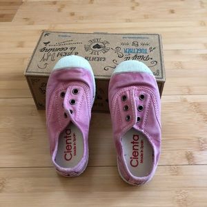 Cienta slip in cotton shoes size US6 EU 24